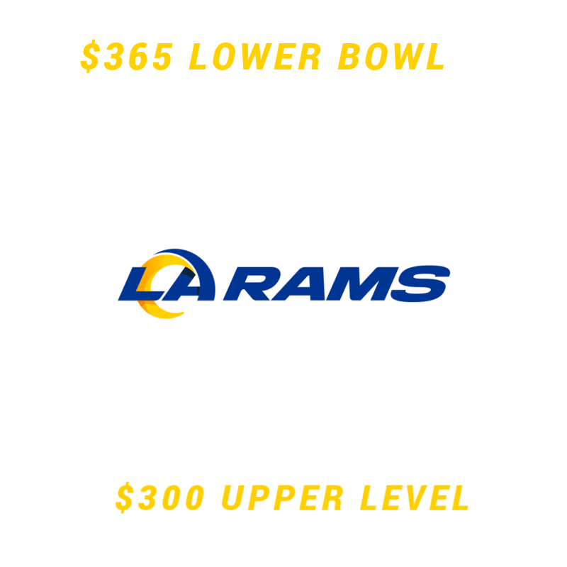   BEST SEAT AVAILABLE: SECTION 136, ROW H @ $997  