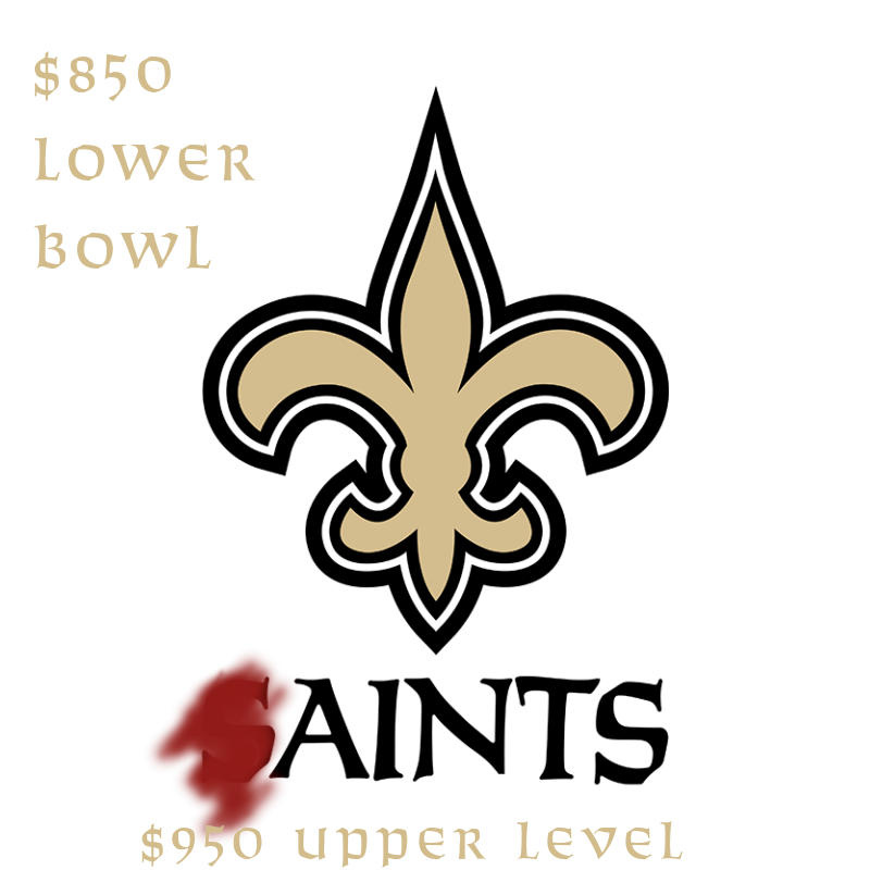   BEST SEAT AVAILABLE: SECTION 138, ROW H @ $850  