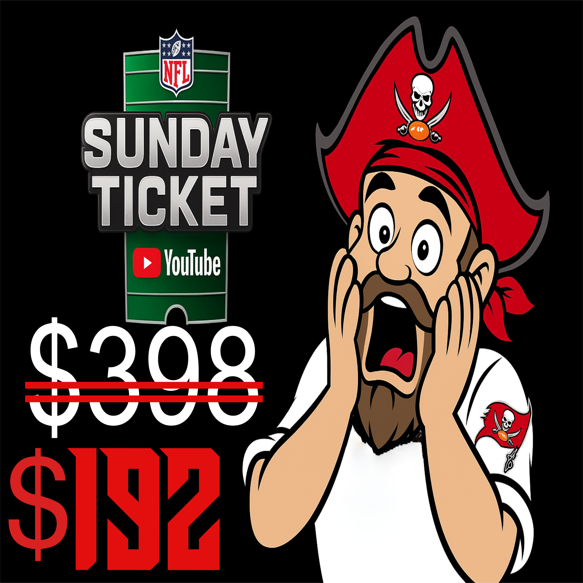 NFL Sunday Ticket Limited Time Deal|A MUST-HAVE For Out Of State Buccaneers Fans