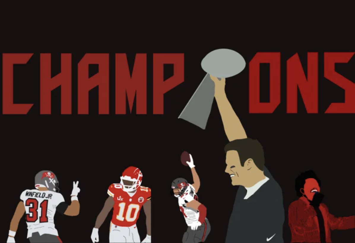 Flag On The Post: Super Bowl Victory Edition